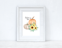 Autumn Is Here Autumn Seasonal Wall Home Decor Print