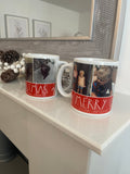 Personalised Text & Photo Picture Merry Christmas Ceramic Mug