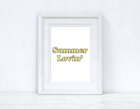 Summer Lovin' Summer Seasonal Wall Home Decor Print