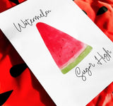 Watermelon Sugar High Summer Seasonal Wall Home Decor Print