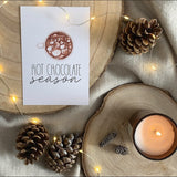 Hot Chocolate Season New Autumn 2021 Seasonal Wall Home Decor Print