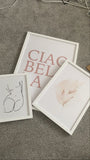 CIAOBELLA CIAO BELLA Nude Pink Dressing Room Simple Wall Decor Print