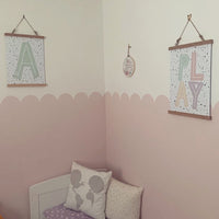 PLAY Muted Pastel Colours Nursery Scandinavian Style Children's Room Wall Decor Print