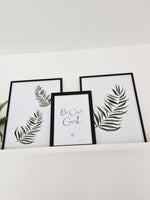 Double Trouble Tropical Leaves Summer Seasonal Wall Home Decor Print